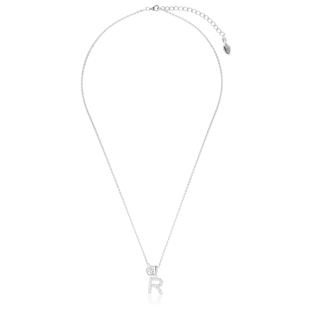 Georgini Sterling Silver Cubic Zirconia 'R' Initial Pendant