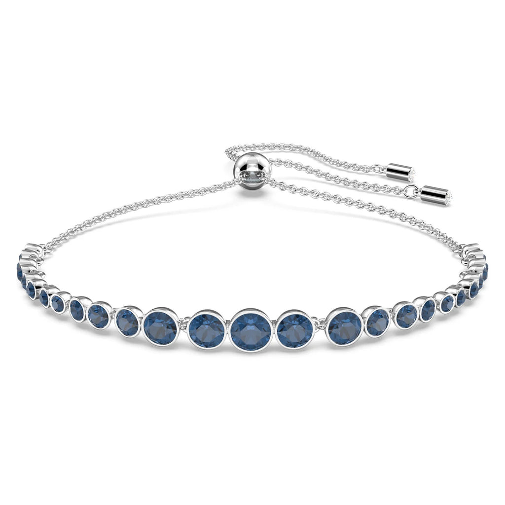 Swarovski 'Emily' Rhodium Plated Blue Crystal Bracelet 56633