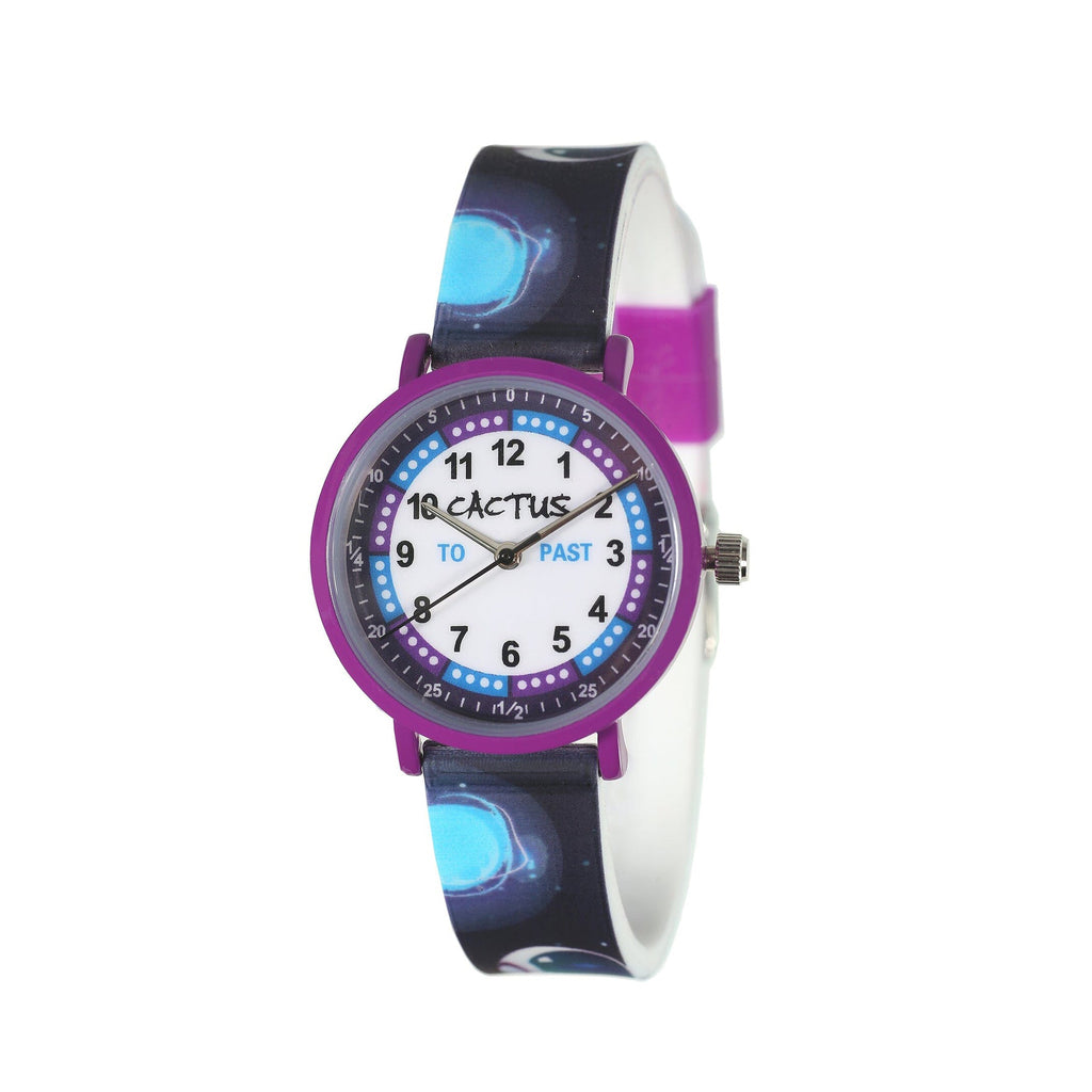Cactus Watch Astronauts Space Time Teacher Purple Watch CAC-