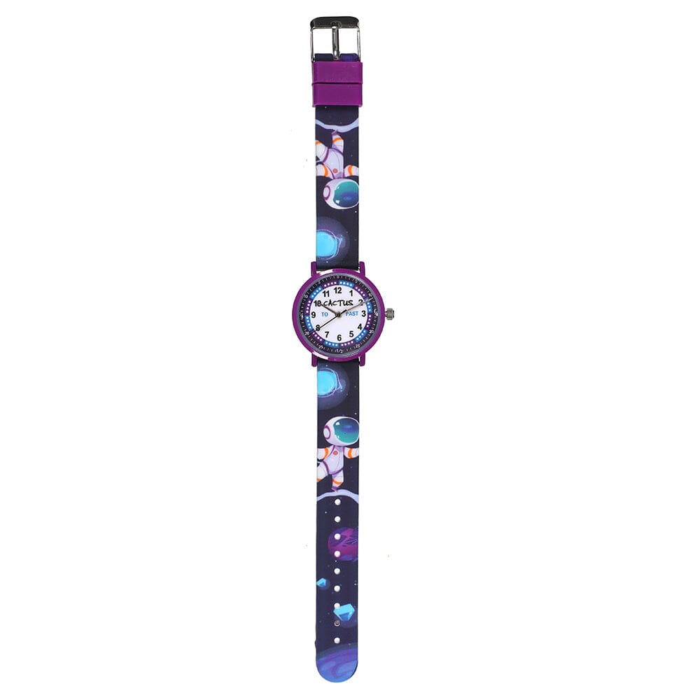 Cactus Watch Astronauts Space Time Teacher Purple Watch CAC-