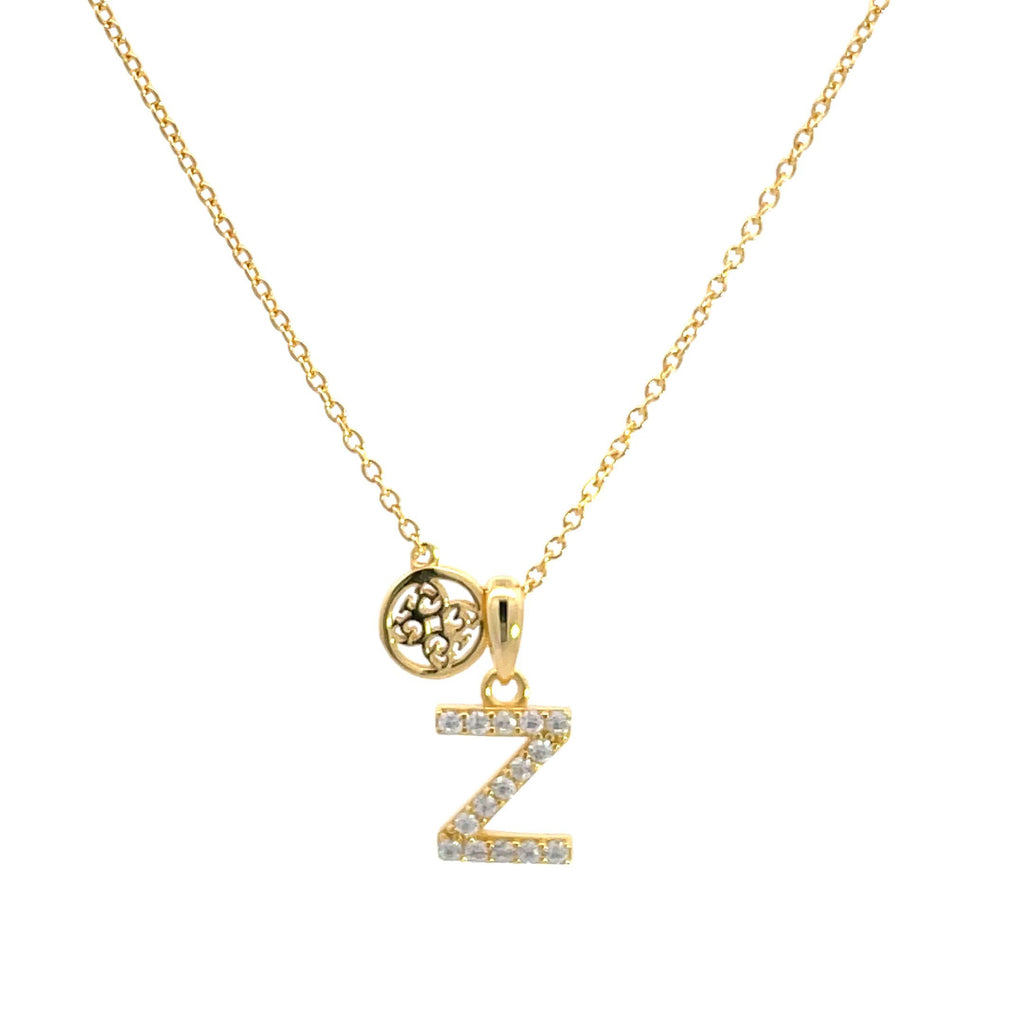 Georgini Gold Tone Cubic Zirconia 'Z' Initial Pendant P894ZG