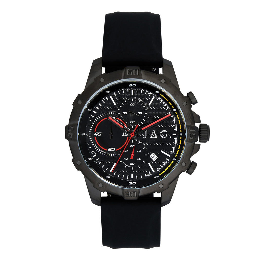 Jag Bathurst Chronograph Black Analogue Watch J2717