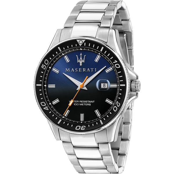 Maserati 'Sfida' 44mm Stainless Steel Blue Dial Watch R88531