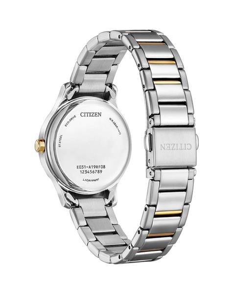 Citizen Eco-Drive 2-Tone Pattern Dial Watch EM0895-73A