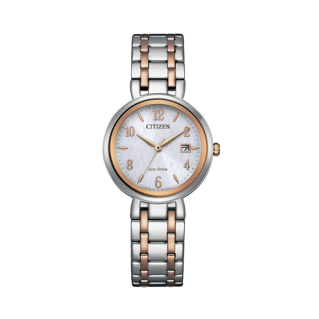 Citizen Eco-Drive 2-Tone Mother Of Pearl Watch EW2696-84A