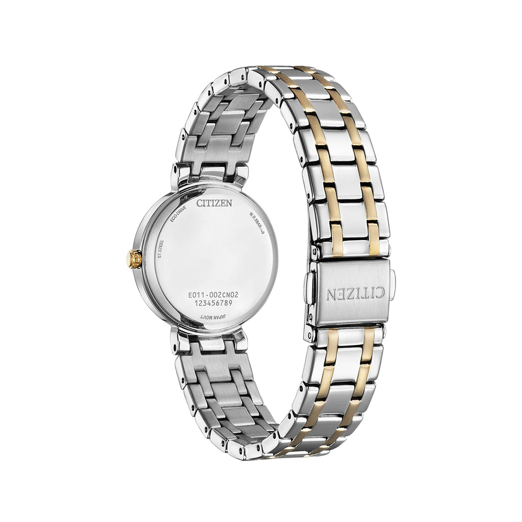 Citizen Eco-Drive 2-Tone Mother Of Pearl Watch EW2696-84A