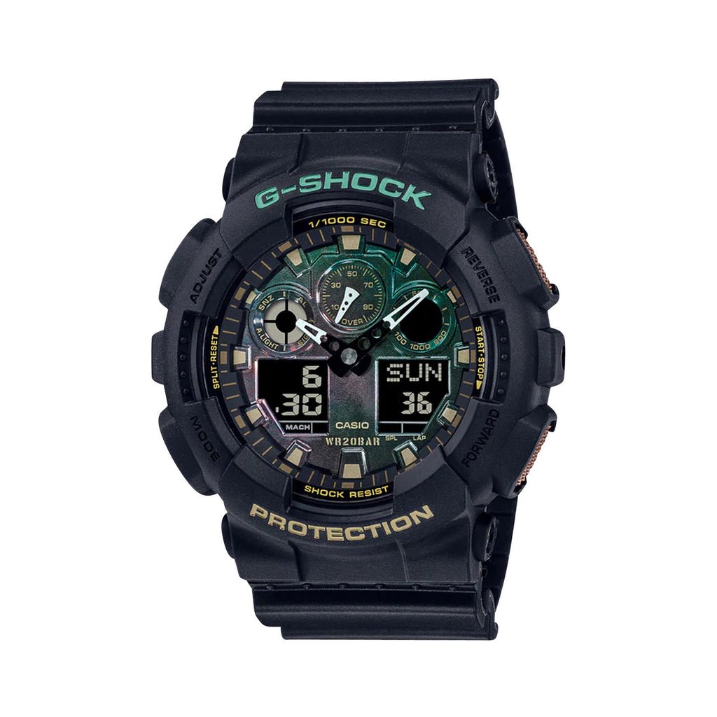 Casio G-Shock Duo Black & Rust Watch GA100RC-1A