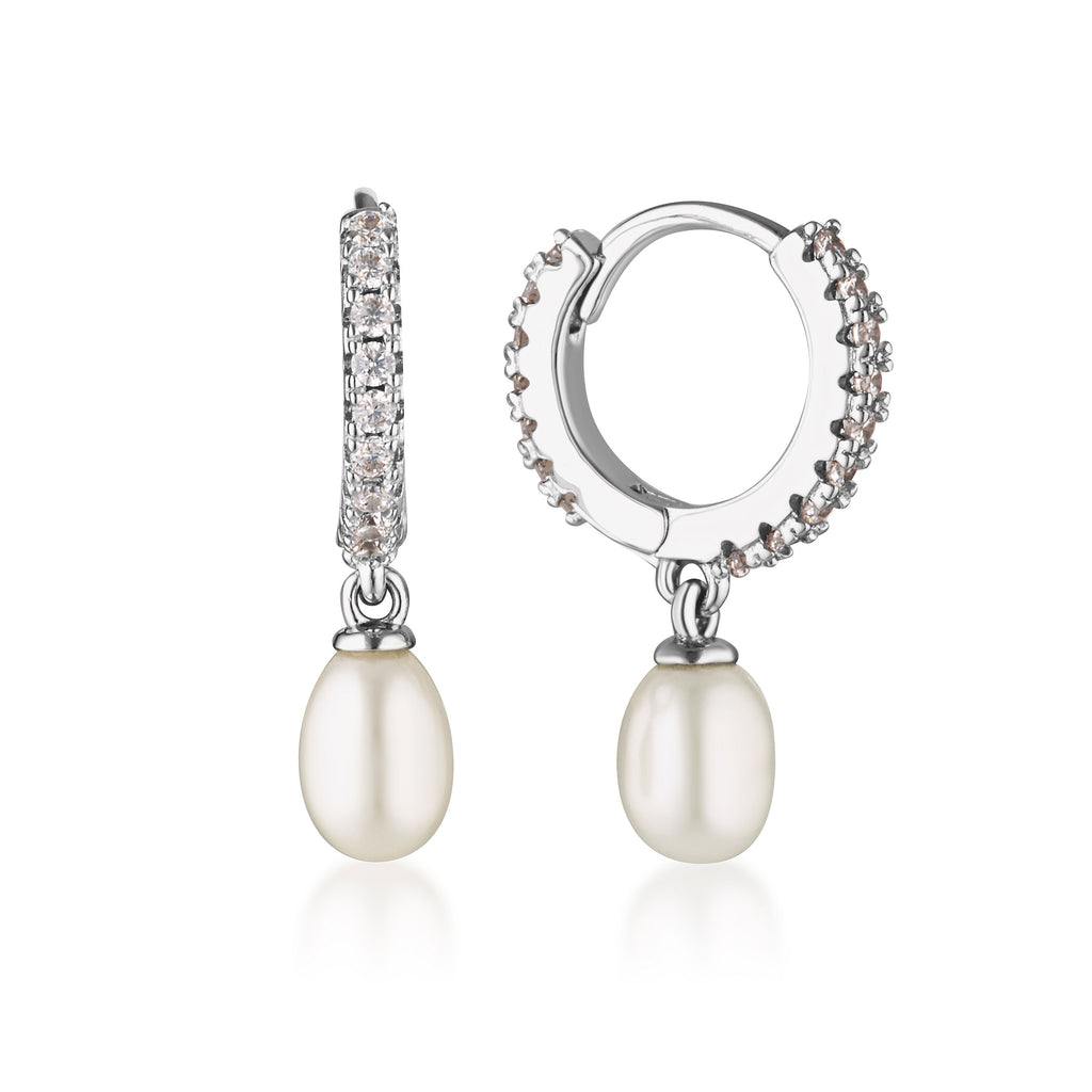 Georgini 'Oceans Bondi' Sterling Silver Pearl Earrings IE111
