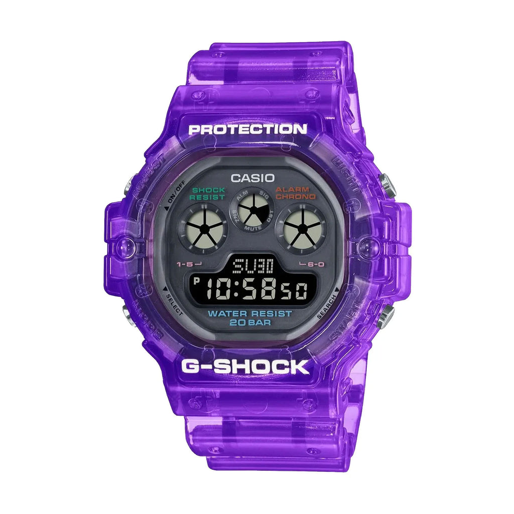 Casio G-Shock Joytopia Chronograph Purple Digital Watch DW-5
