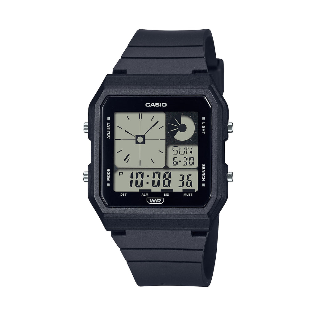 Casio Playful Analogue Digital Black Unisex Watch LF20W-1A