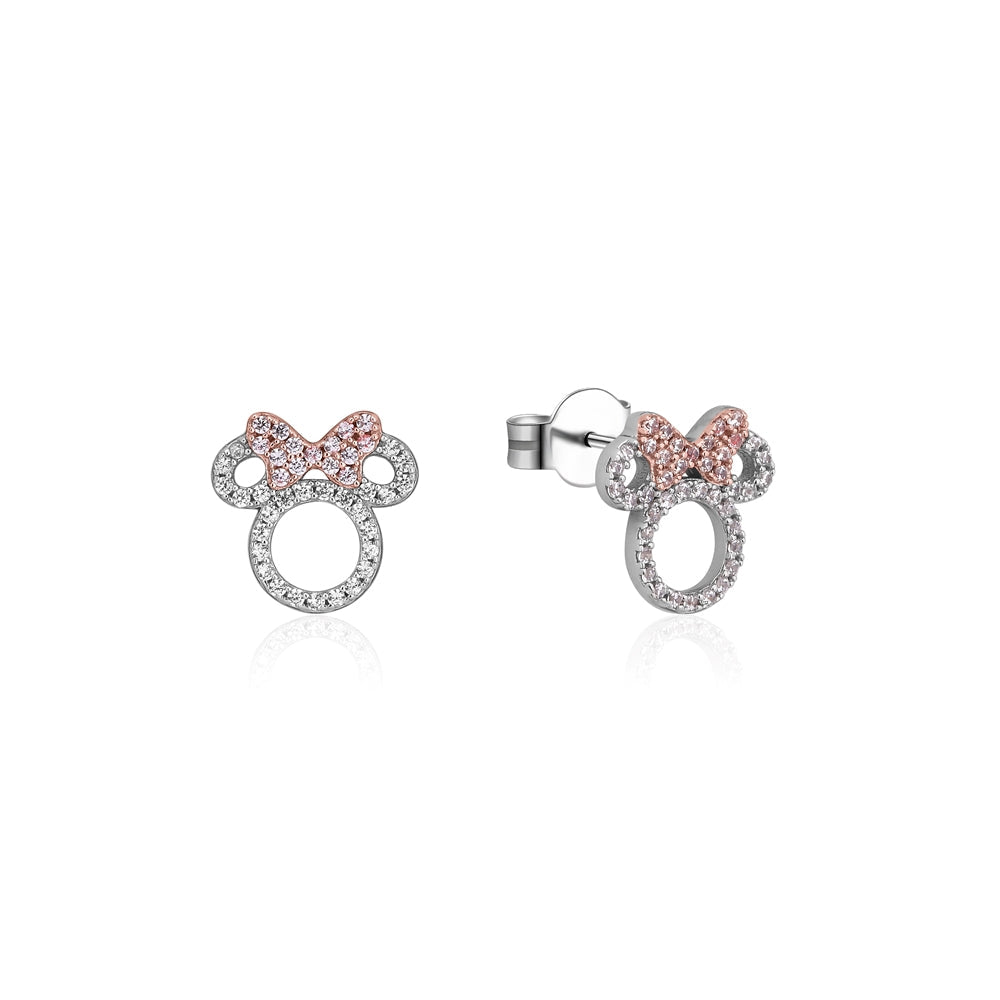 Disney Couture Kingdom Minnie Mouse Cubic Zirconia Studs SSD