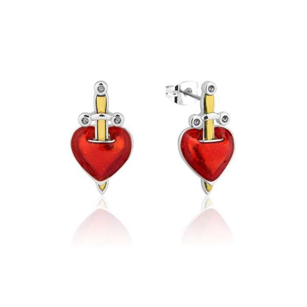 Disney Couture Kingdom Snow White Heart & Dagger Studs DSE10