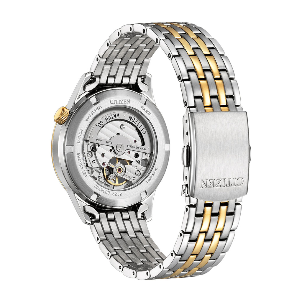 Citizen Mechanical Automatic 2-Tone Open Heart Watch NH9136-