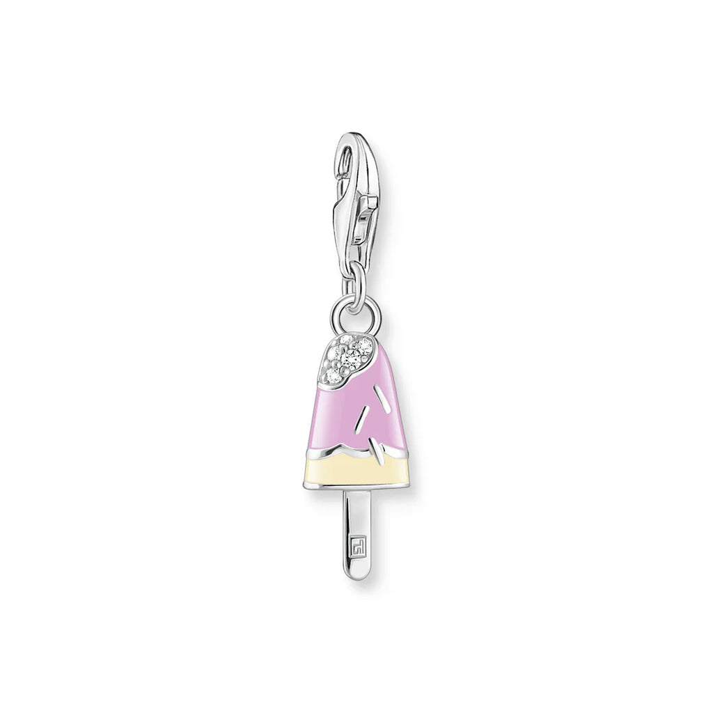 Thomas Sabo Sterling Silver Ice Cream Popsicle Enamel Charm