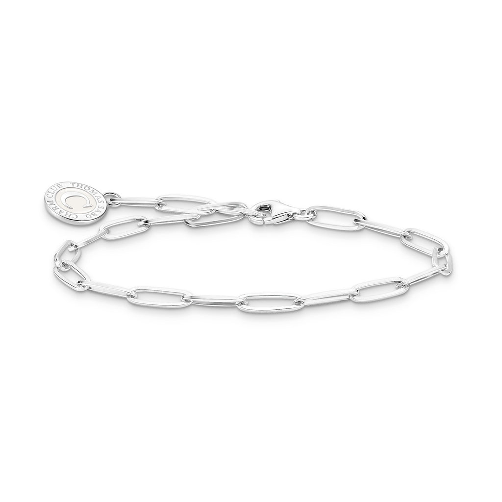 Thomas Sabo Silver Charmista Long Oval Link Charm Bracelet C