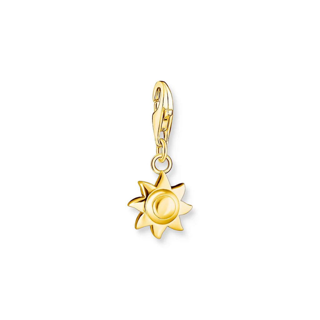 Thomas Sabo Gold Tone Sterling Silver Sun Charm CC2024