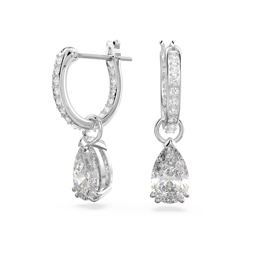 Swarovski Millenia Pear Cut Drop Hoop Earrings 5636716