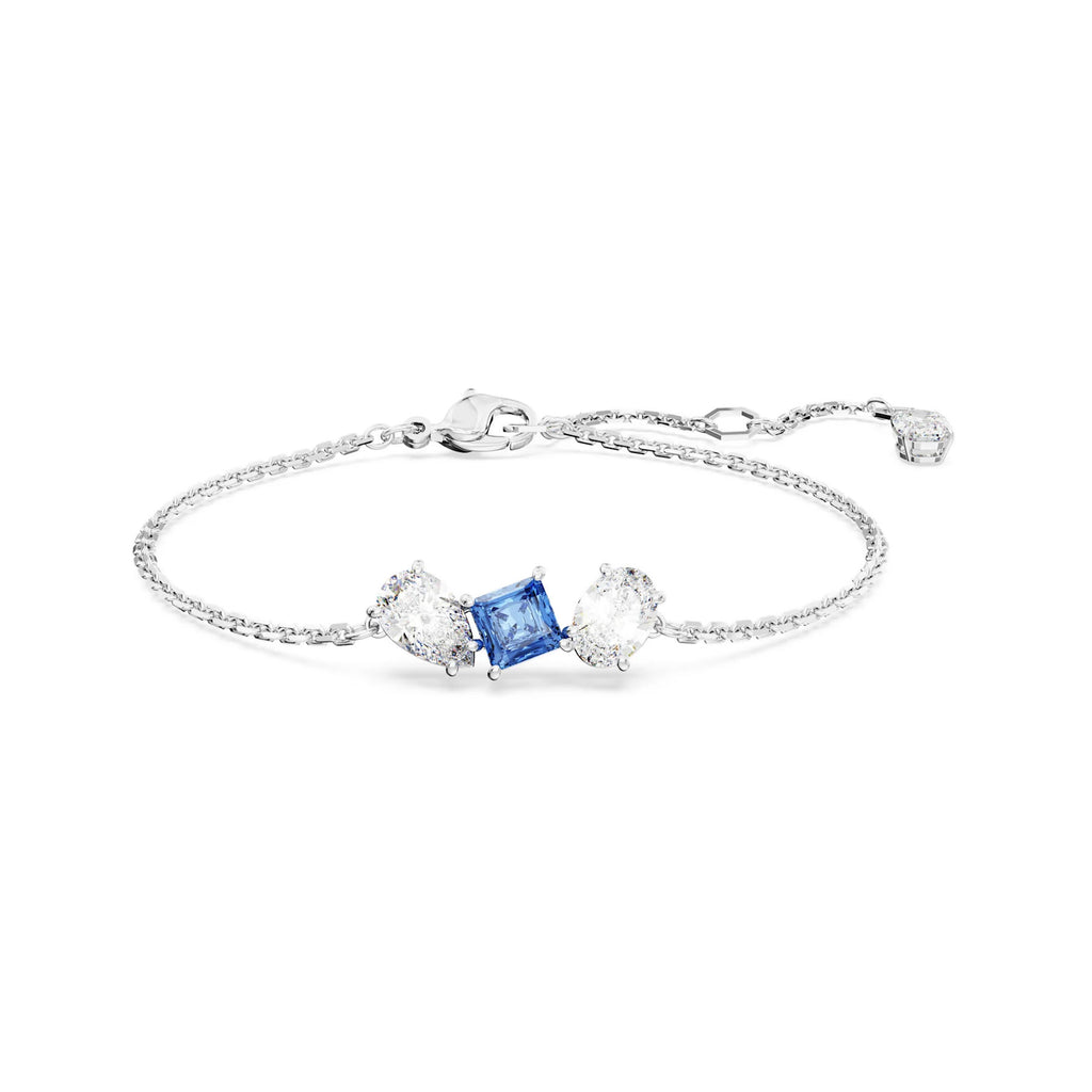 Swarovski Mesmera Mixed Cut Blue & White Crystal Bracelet 56