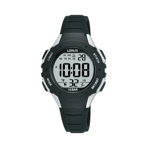 Lorus Black Strap Sports Digital Watch R2361PX-9