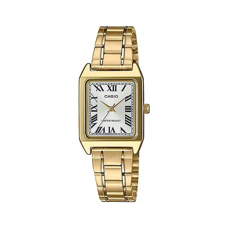 Casio Vintage Gold Tone Stainless Steel Watch LTPV007G-9B