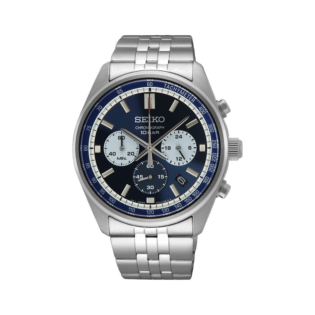 Seiko Conceptual Chronograph Blue Dial Watch SSB427P