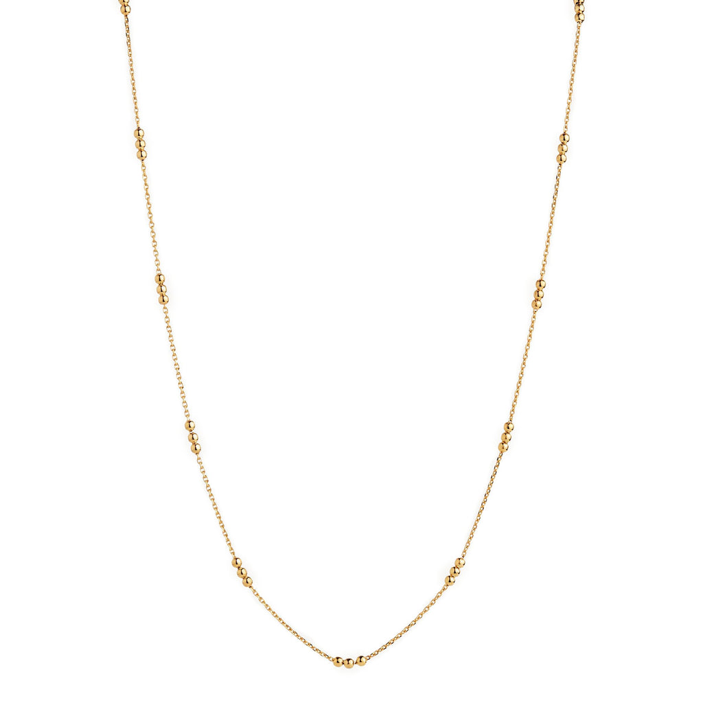 Najo Halcyon Chain Gold Tone Sterling Silver Necklace N6988
