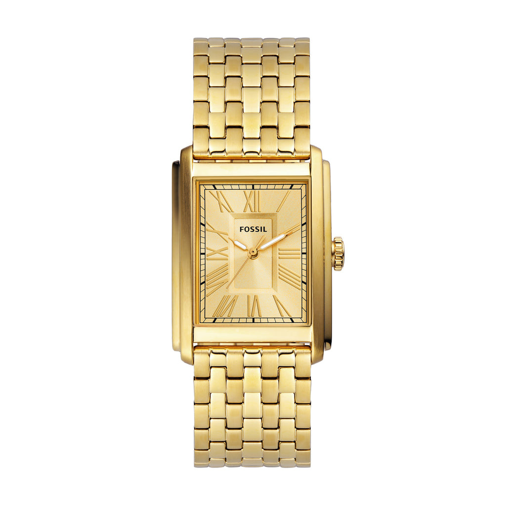 Fossil Carraway Gold-Tone Stainless Steel Watch FS6009