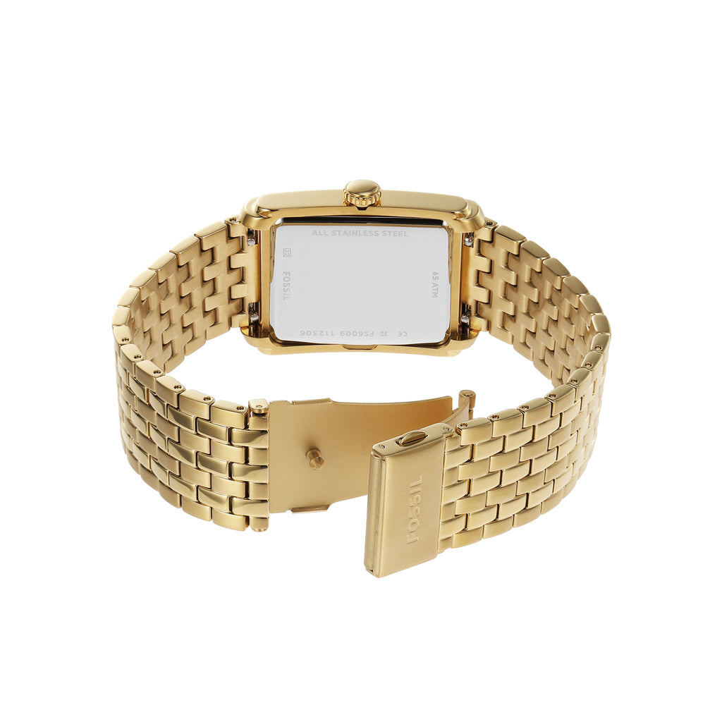 Fossil Carraway Gold-Tone Stainless Steel Watch FS6009