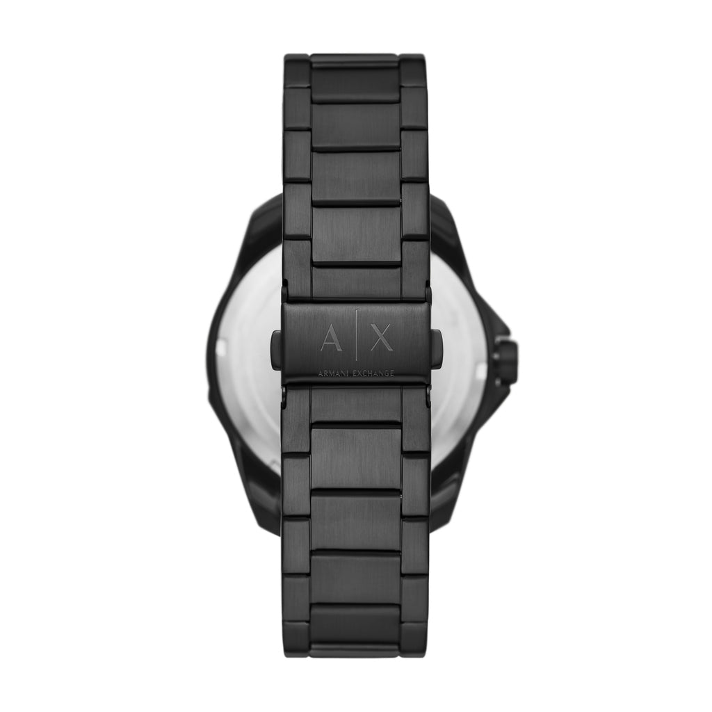 Armani Exchange 'Spencer' Black Stainless Steel Watch AX1952