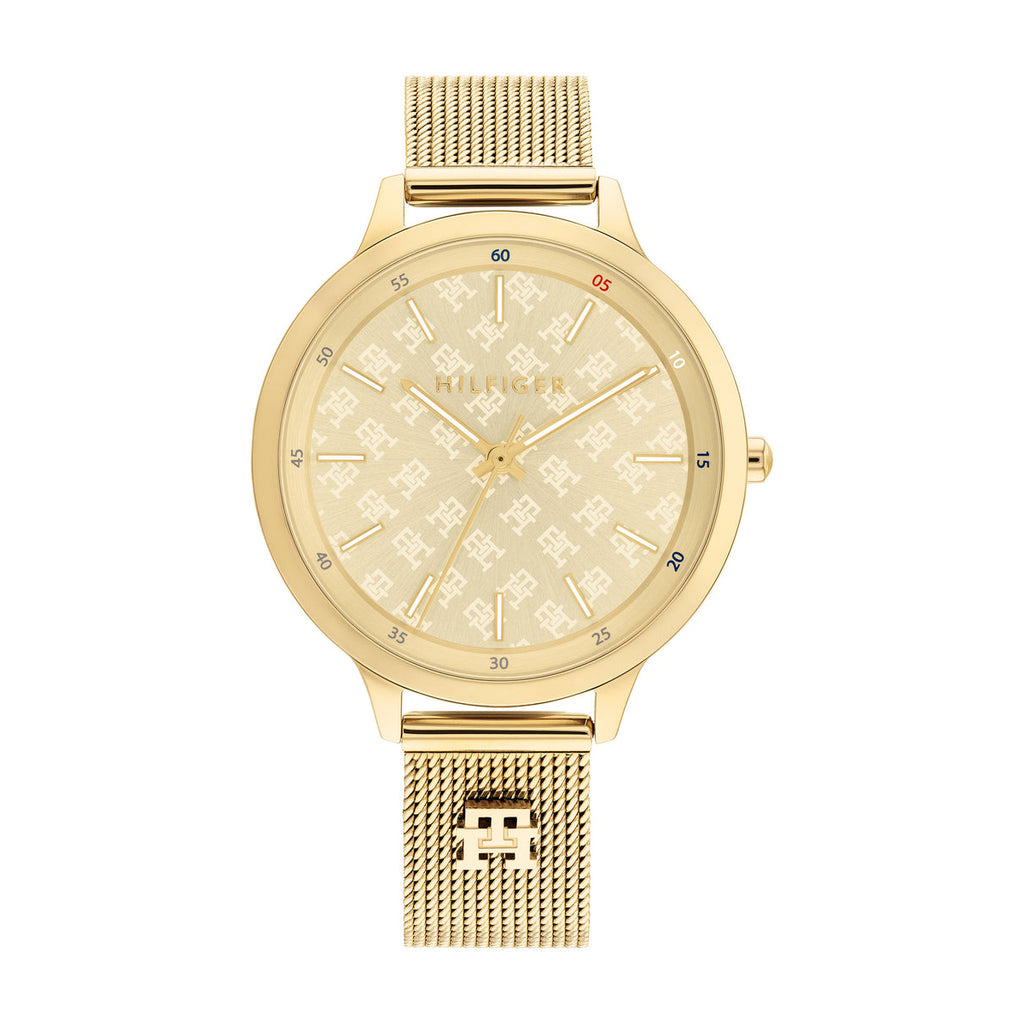 Tommy Hilfiger Gold Tone Mesh Watch 1782588