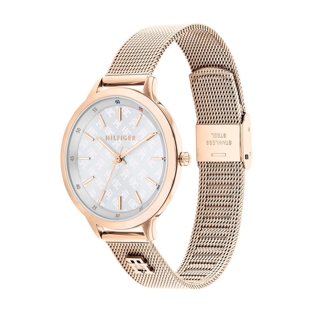 Tommy Hilfiger 'Iris' Rose Tone Mesh Strap 1782616