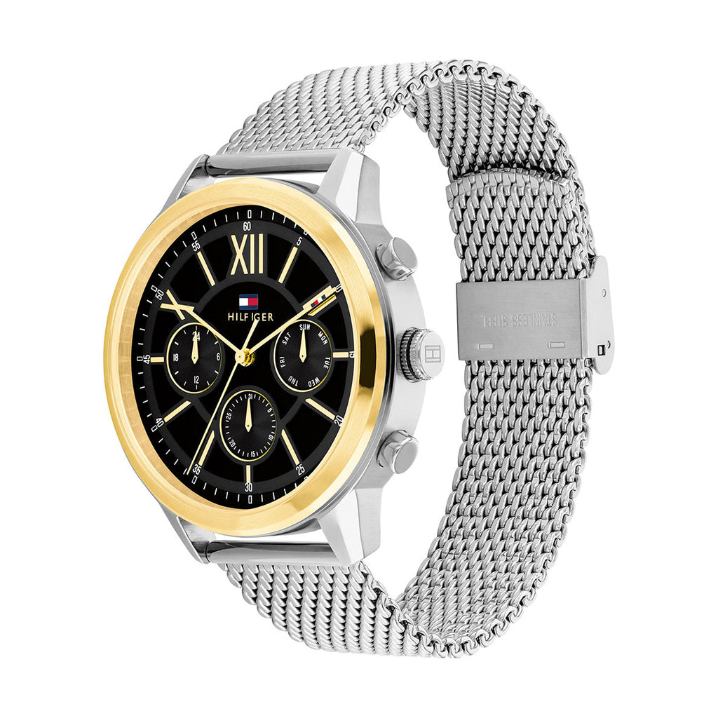 Tommy Hilfiger 2-Tone Stainless Steel Mesh Watch 1710528