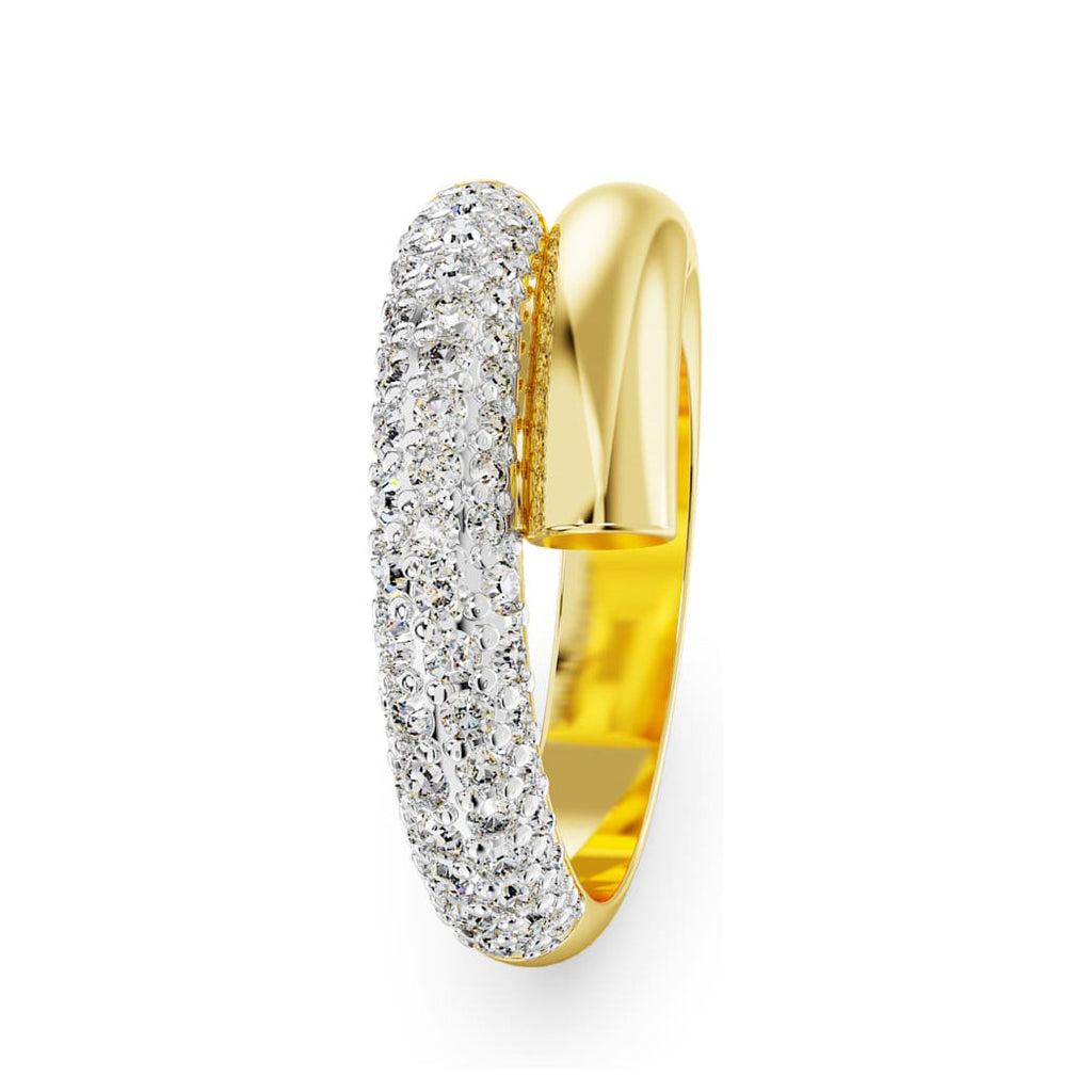 Swarovski 'Dextera' Gold Tone Crystal Ring 5668814