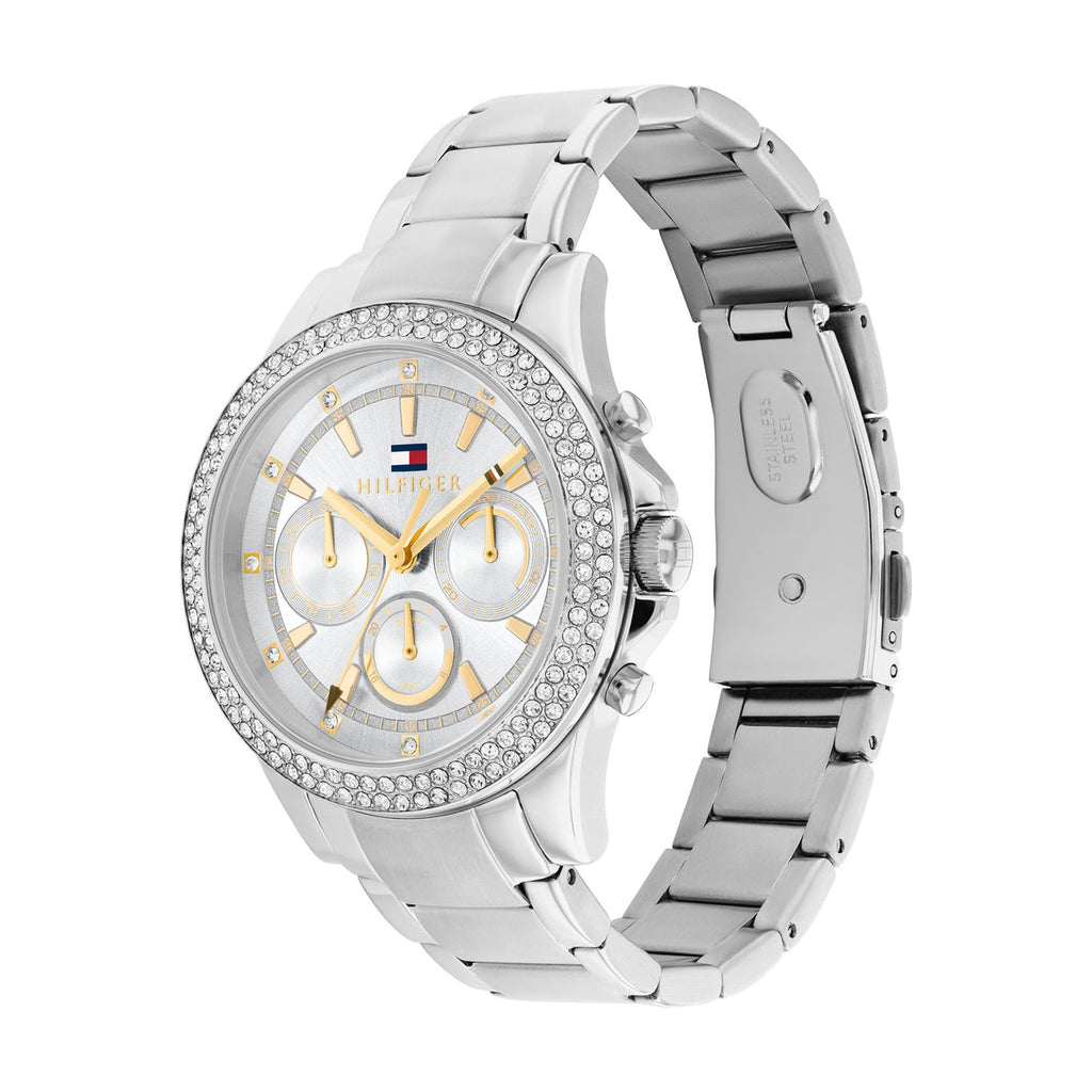 Tommy Hilfiger Multi-Function Stainless Steel Crystal Watch