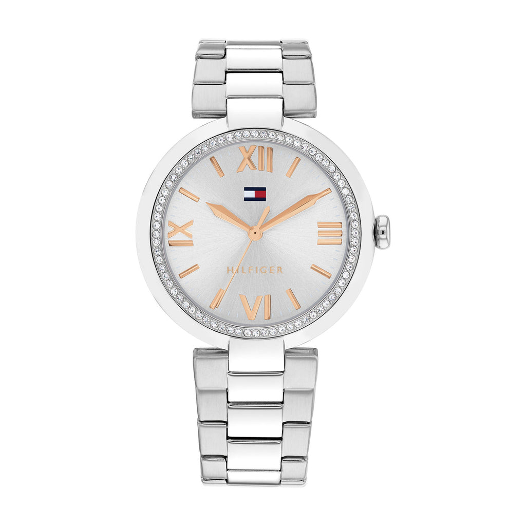 Tommy Hilfiger 'Alice' Stainless Steel Crystal Watch 1782681