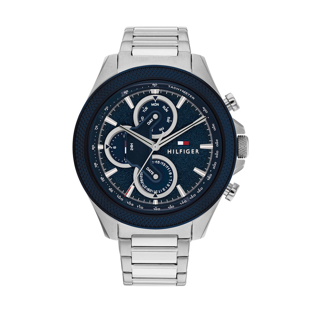 Tommy Hilfiger 'Clark' Multi-Function Blue Dial Watch 179208