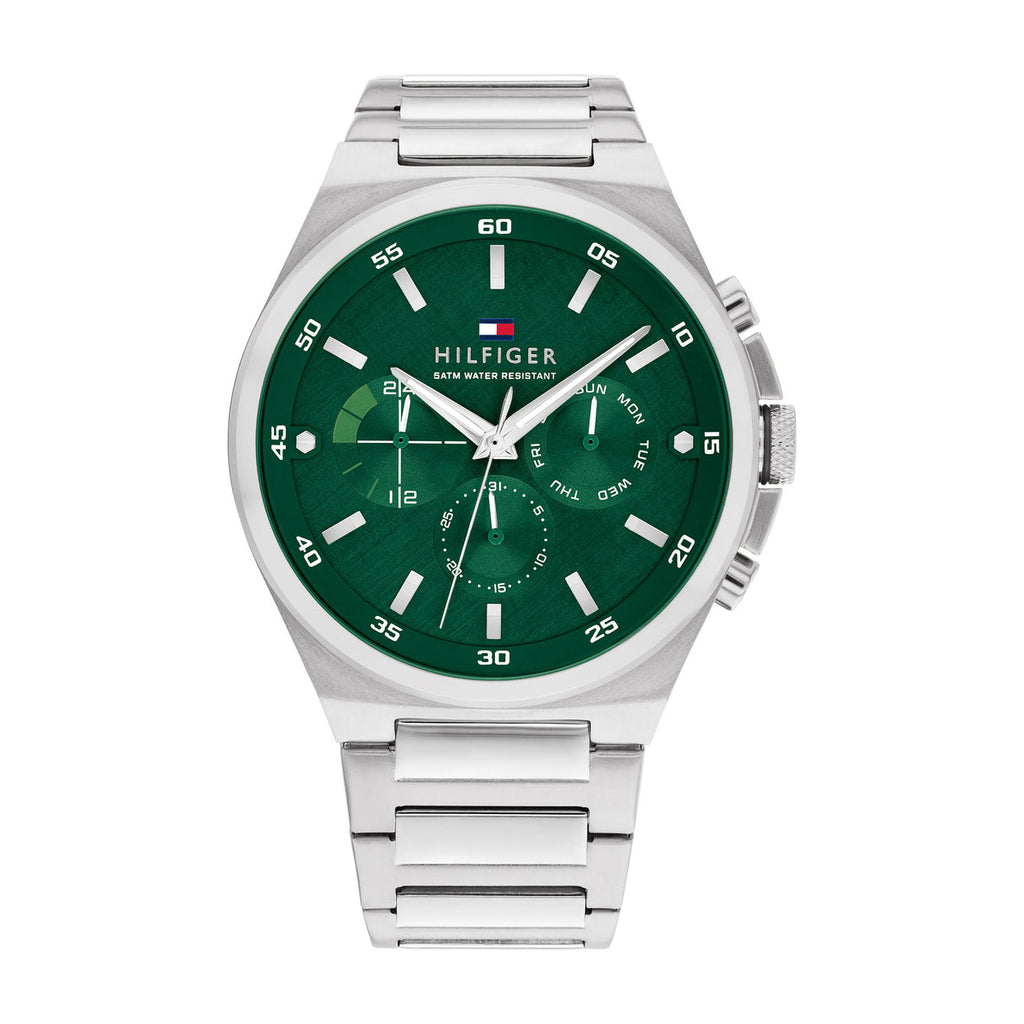 Tommy Hilfiger 'Dexter' Mutli-Function Green Dial Watch 1792