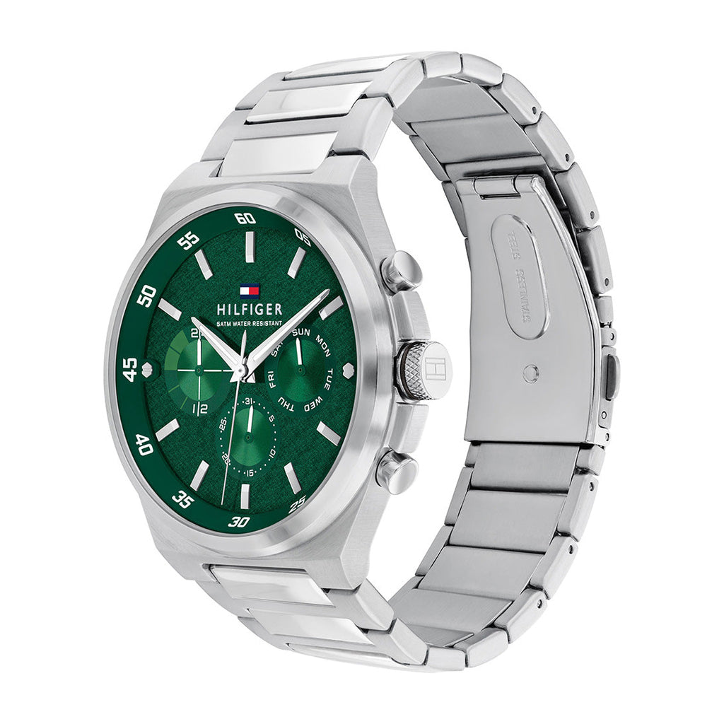 Tommy Hilfiger 'Dexter' Mutli-Function Green Dial Watch 1792