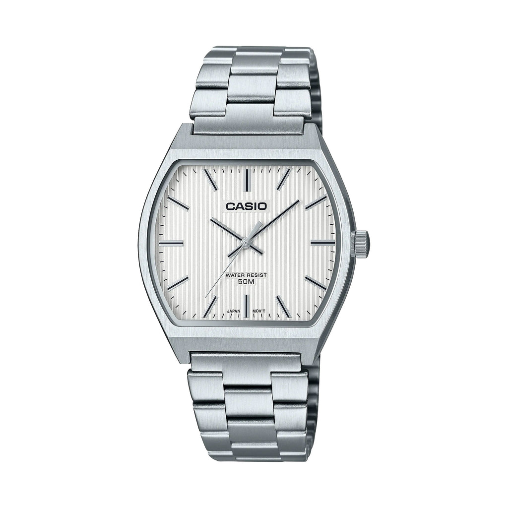 Casio Stainless Steel Analogue Watch MTPB140D-7A