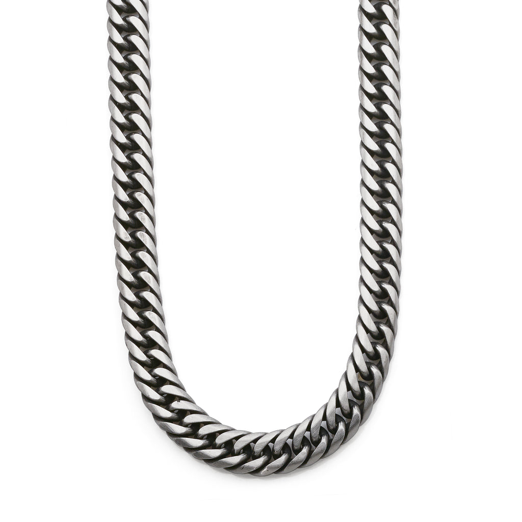 Stainless Steel Oxidised Curb Chain