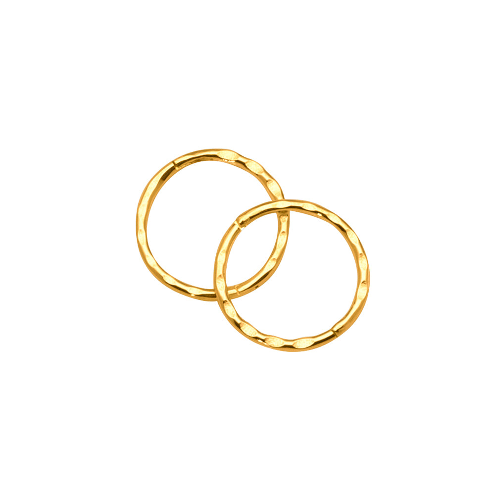 9ct Yellow Gold 12mm Faceted Sleepers