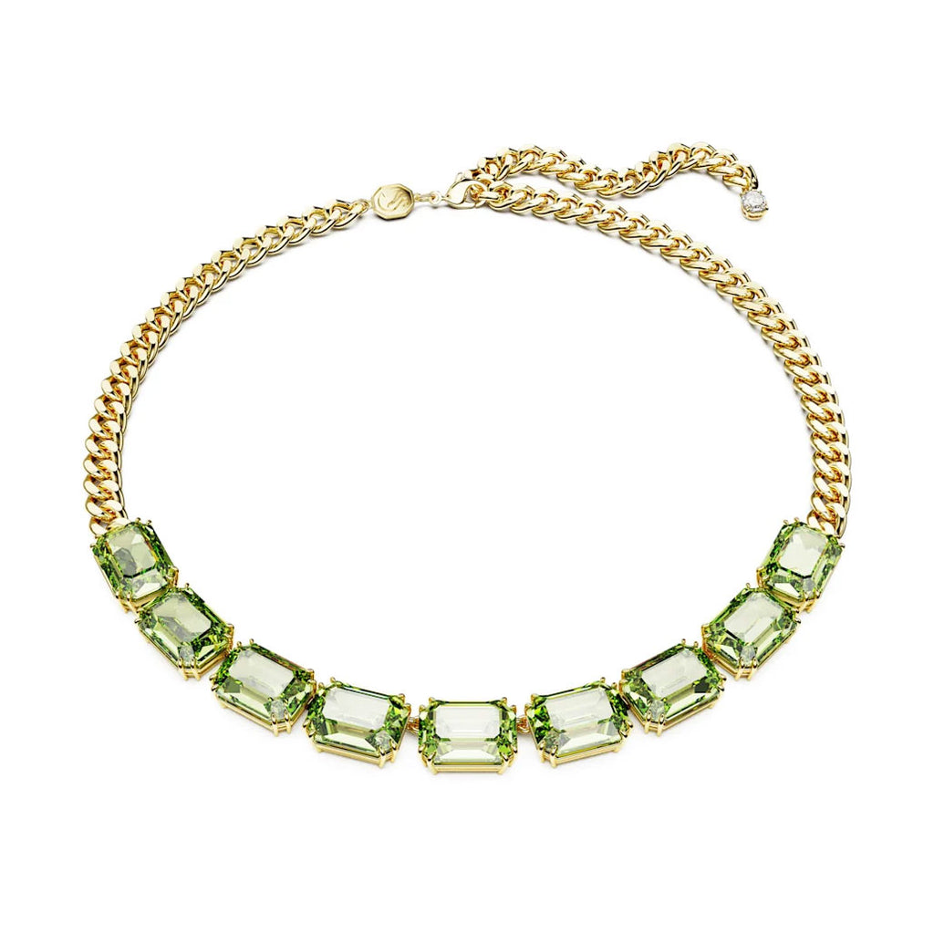 Swarovski Millenia Green Octagonal Crystal Necklet 5671255