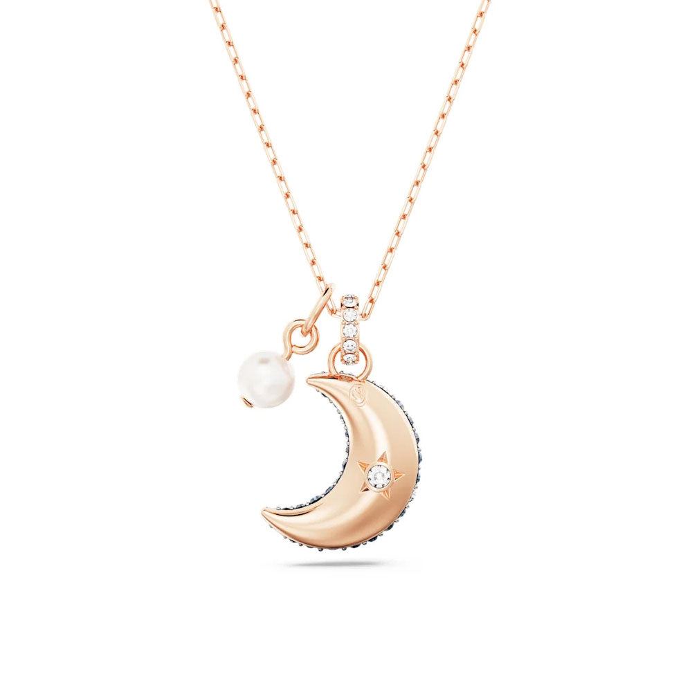 Swarovski 'Luna' Moon Crystal & Pearl Pendant 5671585