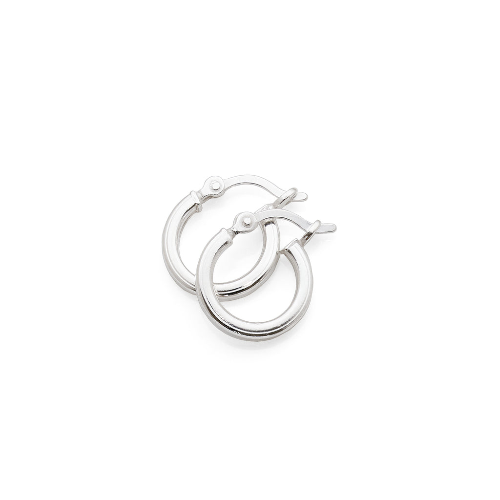 Sterling Silver 9mm Hoop Earrings