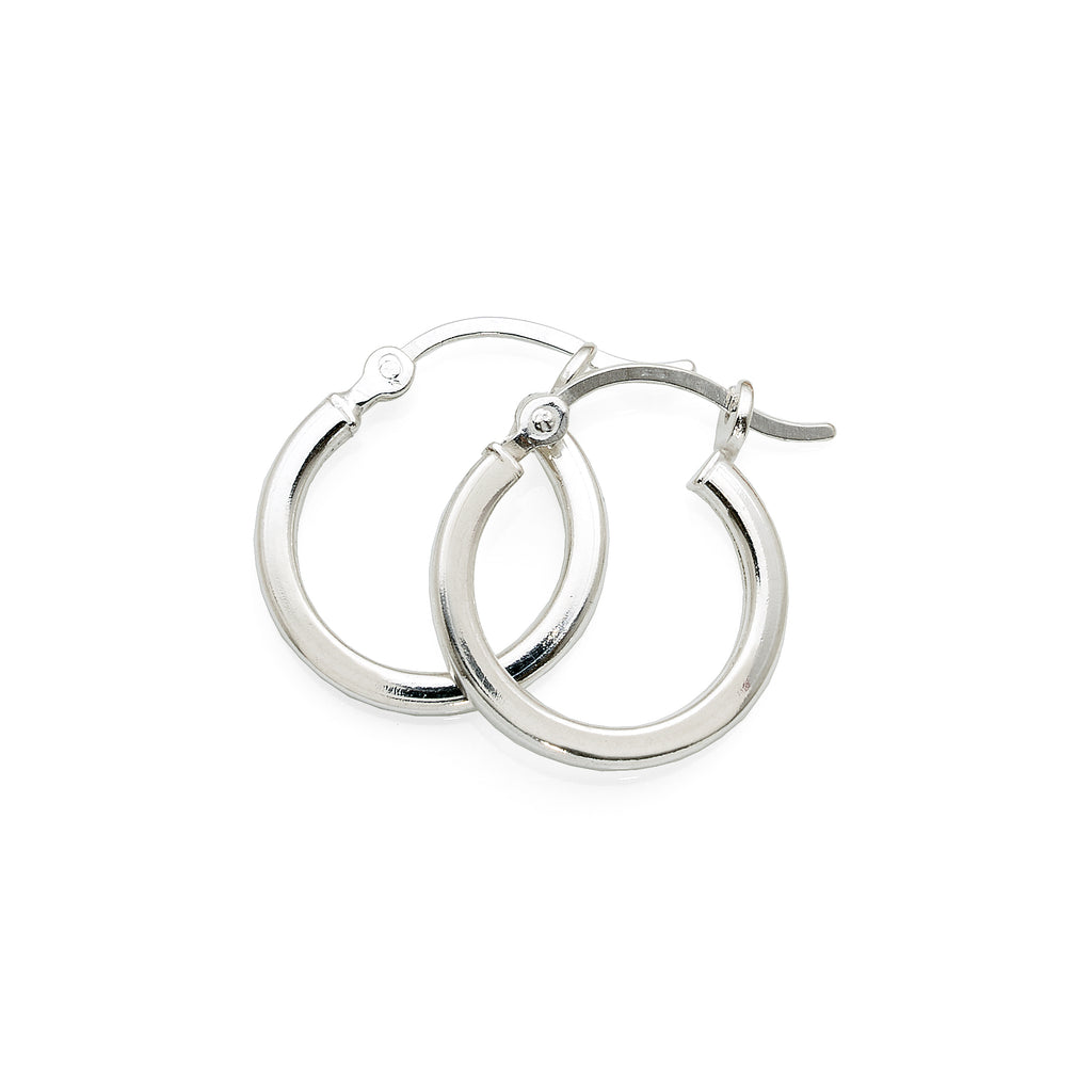 Sterling Silver 12mm Hoops