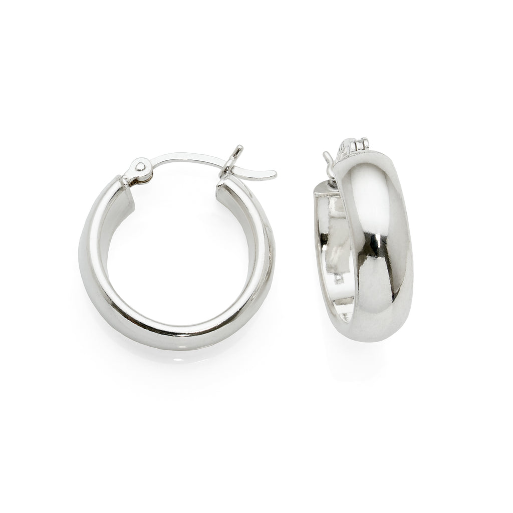 Sterling Silver 16mm Hoop Earrings