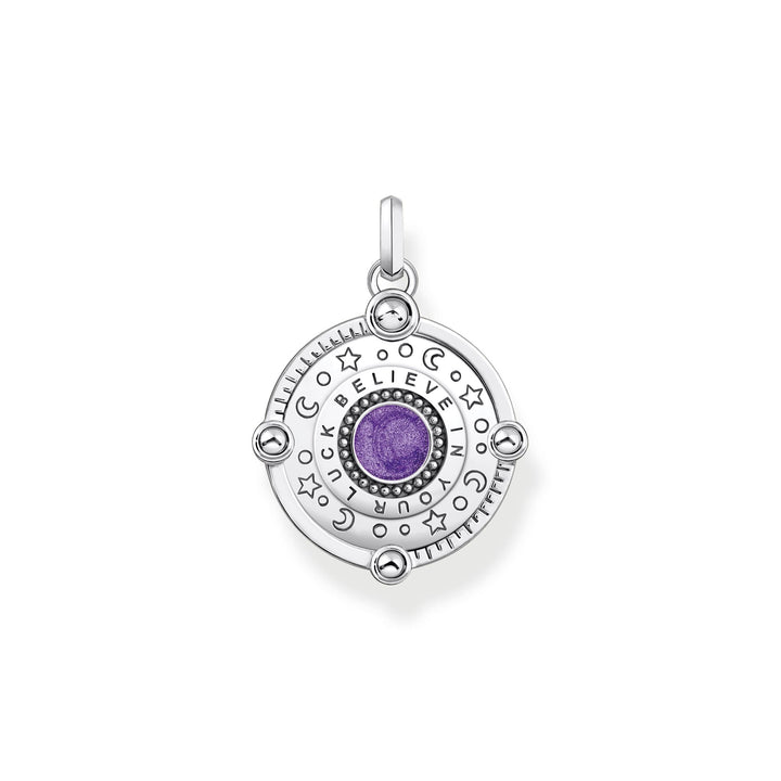 Thomas Sabo Sterling Silver Cubic Zirconia Cosmic Eye Pendan