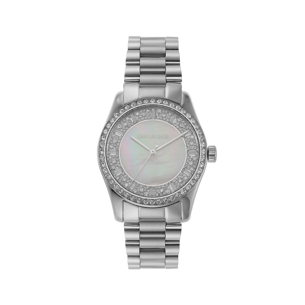 Michael Kors Lexington Stainless Steel Crystal Dial Watch MK