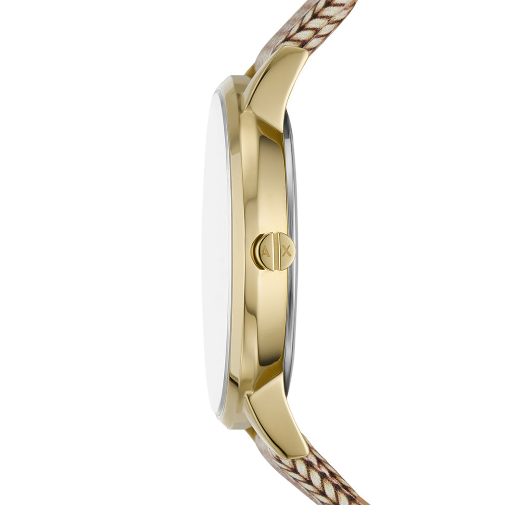 Armani Exchange 'Lola' Gold Tone Watch AX5594