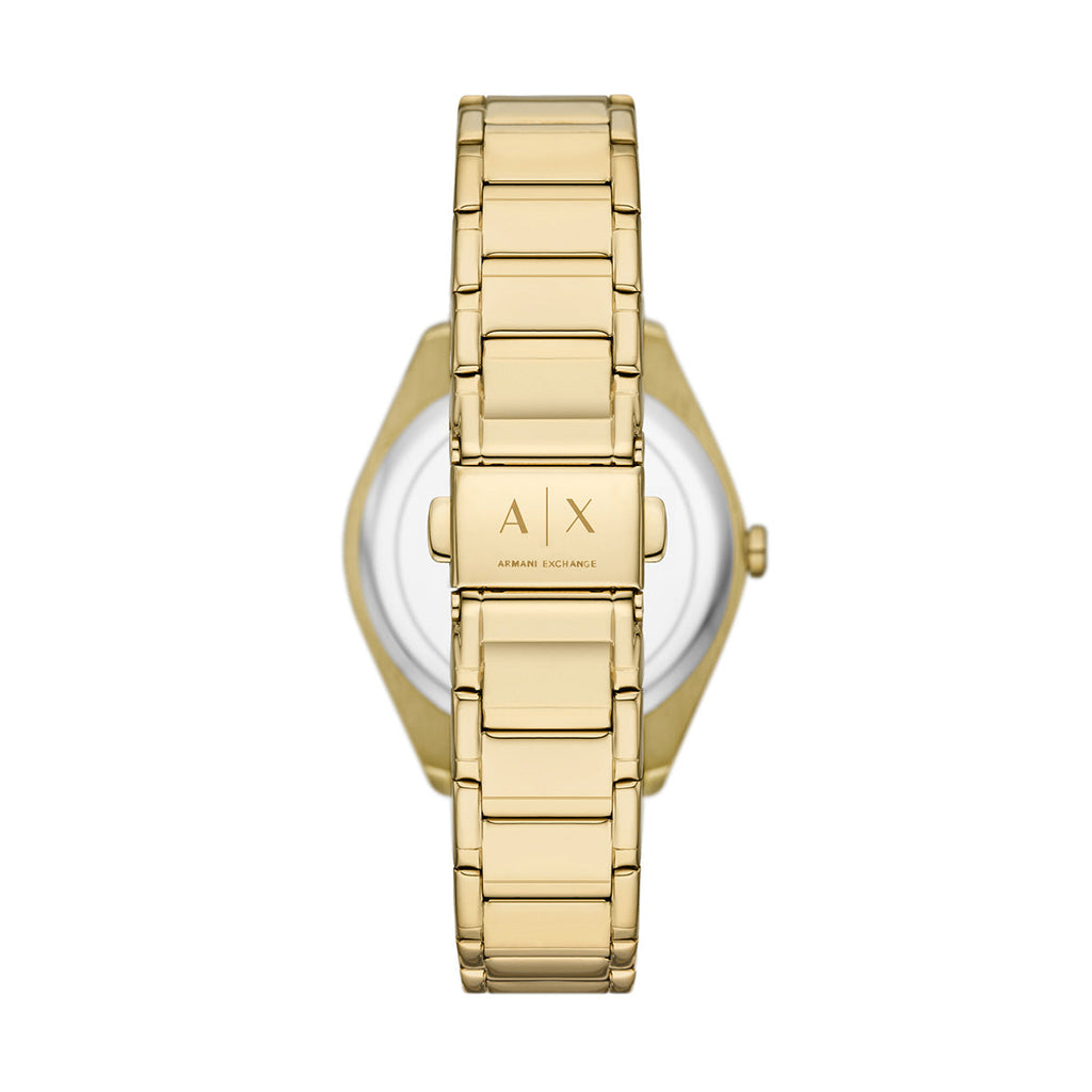 Armani Exchange 'Lady Giacomo' Multi-Function Gold Tone Watc